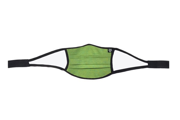 Green Japanese Linen - Face Mask with Non-woven Filters