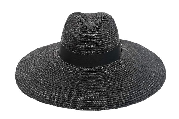 Fedora Wide Brim Wheat Straw - Image 3