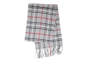 Plaid Acrylic Scarf