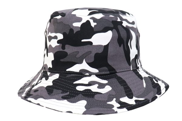 Snow Camo Drop Brim Bucket - Image 3
