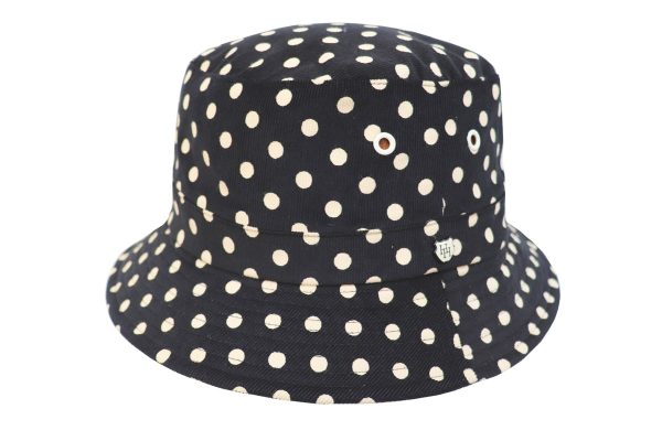 Spotted Drop Brim Bucket Hat - Image 4