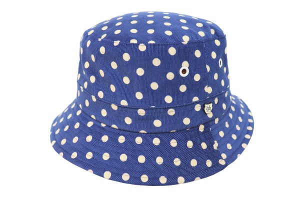 Spotted Drop Brim Bucket Hat
