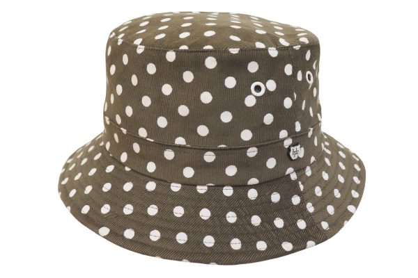 Spotted Drop Brim Bucket Hat - Image 3