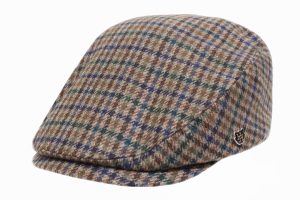 Devon Houndstooth Lambswool Sports Cheesecutter