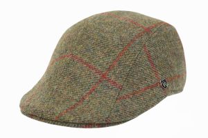 Saxilby English Wool Tweed Duckbill Cap