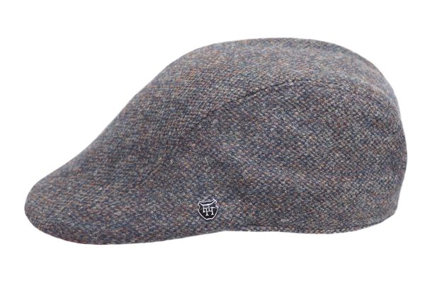 Eske Donegal Wool Tweed Duckbill Cap - Image 3
