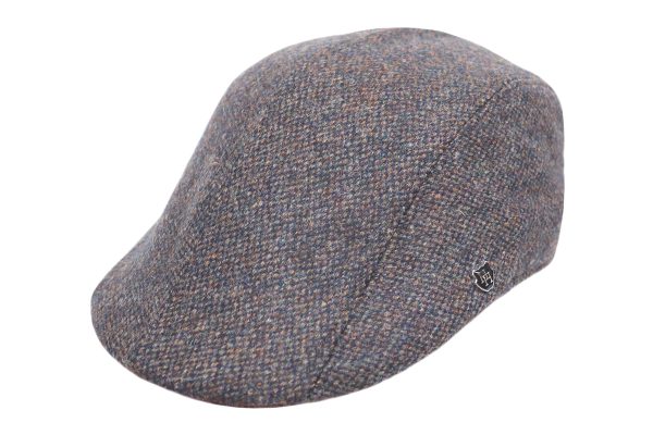 Eske Donegal Wool Tweed Duckbill Cap - Image 2