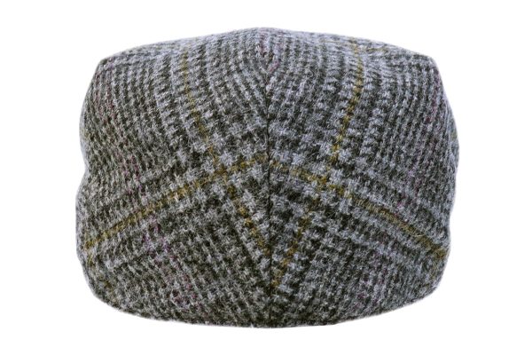 Kently Overcheck English Wool Tweed Traditional Cheesecutter - Image 4