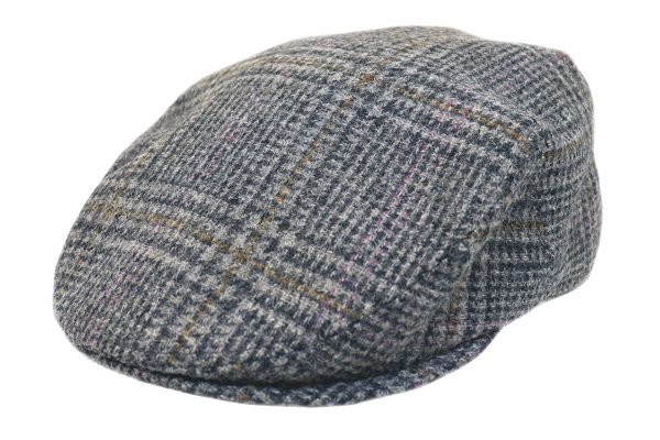 Kently Overcheck English Wool Tweed Traditional Cheesecutter - Image 2