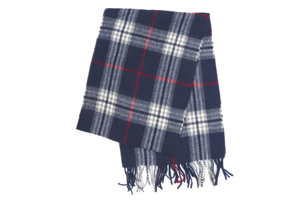 Cashmere & Wool Plaid Scarf - Image 2