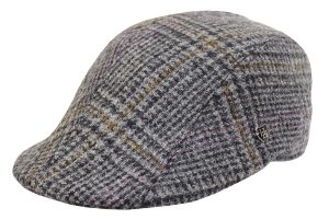 Kently Overcheck English Tweed Duckbill Cap