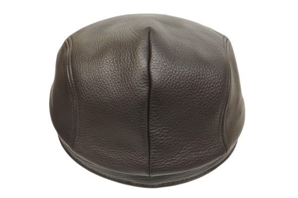 Leather Cow Nappa Driving Cap - Image 4