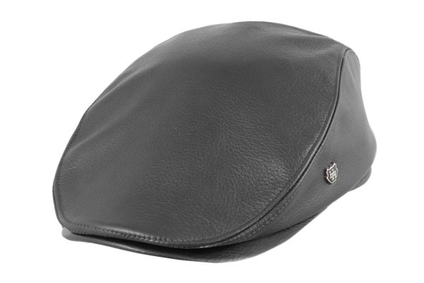 Leather Cow Nappa Driving Cap