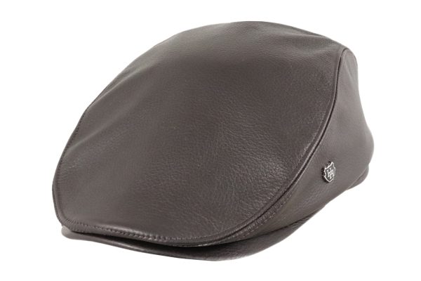 Leather Cow Nappa Driving Cap - Image 2