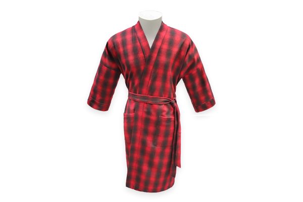 Alliance Check Kimono Robe - Image 5