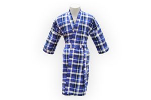 Plaid Kimono Robe