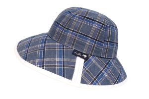 Vintage Checked Harper Drop Brim