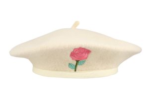 Rose Bound Wool Beret