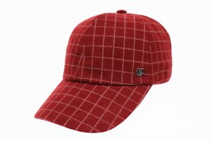 Red Check Baseball Cap