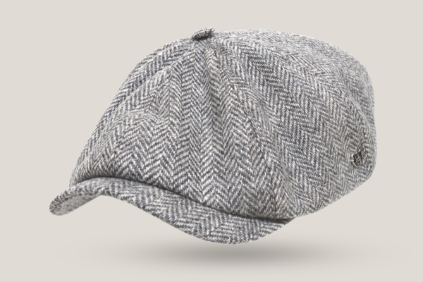 Castleford English Wool Tweed Paperboy Cap
