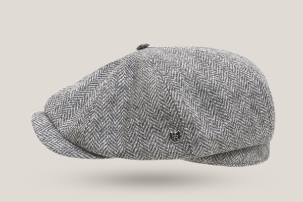 Castleford English Wool Tweed Paperboy Cap - Image 3