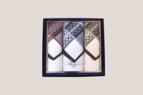 Gift Boxed Superfine Stoffel Hankies 3pk