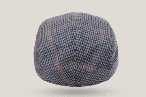 Home Check English Wool Tweed Duckbill Cap - Image 3