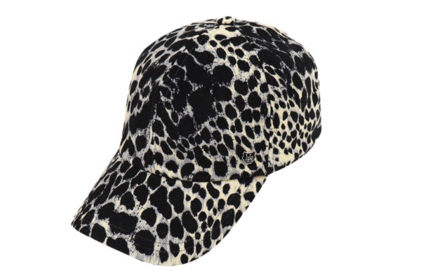 Leopard Cotton Cord Baseball Cap - Image 2