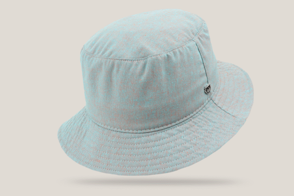 Two-Up Linen Drop Brim Bucket Hat